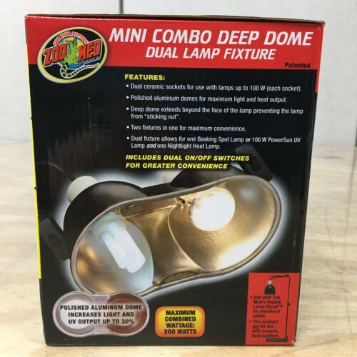 Zoo Med Combo Deep Dome Dual Lamp Armatuur : Zoo Med Zoo Med Combo Deep Dome Dual Lamp Armatuur : Zoo Med