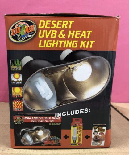 Desert uvb and heat lighting clearance kit